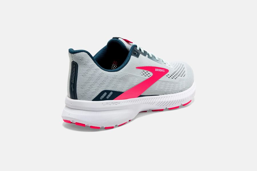 Brooks Israel Launch 8 Road Running Shoes Womens - Grey/Pink - EOG-458361